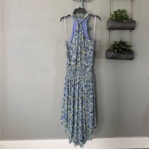 Ramy Brook Blue Floral Dress size L